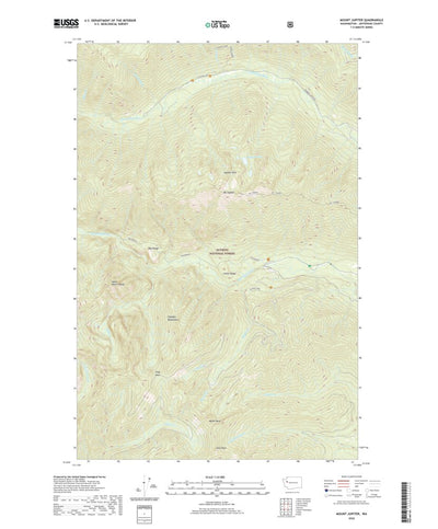 United States Geological Survey Mount Jupiter, WA (2020, 24000-Scale) digital map
