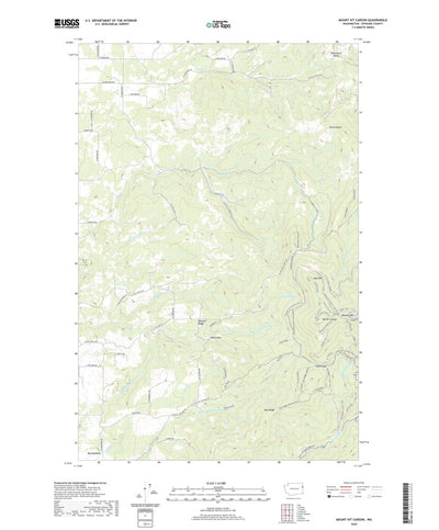 United States Geological Survey Mount Kit Carson, WA (2020, 24000-Scale) digital map