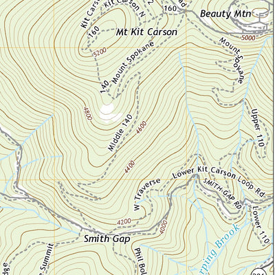 United States Geological Survey Mount Kit Carson, WA (2020, 24000-Scale) digital map