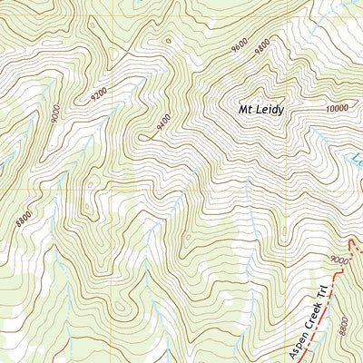 United States Geological Survey Mount Leidy, WY (2021, 24000-Scale) digital map