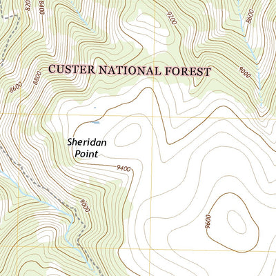 United States Geological Survey Mount Maurice, MT (2020, 24000-Scale) digital map