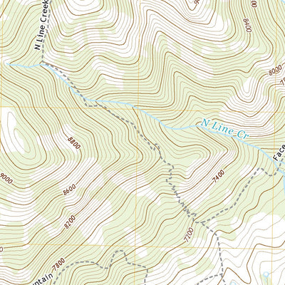 United States Geological Survey Mount Maurice, MT (2020, 24000-Scale) digital map