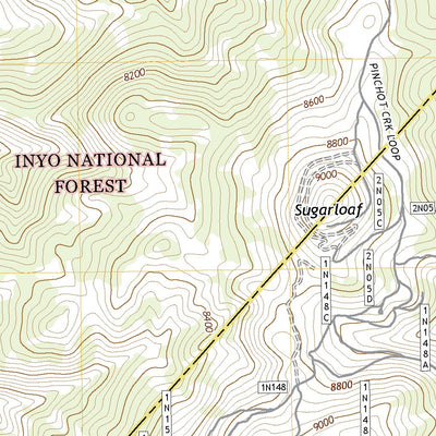 United States Geological Survey Mount Montgomery, NV (2021, 24000-Scale) digital map