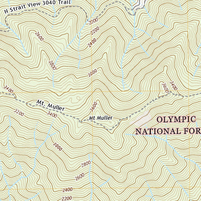 United States Geological Survey Mount Muller, WA (2020, 24000-Scale) digital map