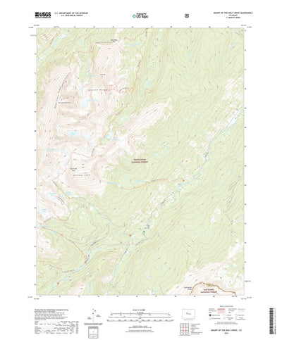 United States Geological Survey Mount of the Holy Cross, CO (2022, 24000-Scale) digital map