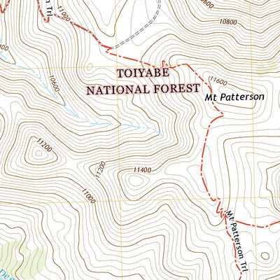 United States Geological Survey Mount Patterson, CA (2021, 24000-Scale) digital map