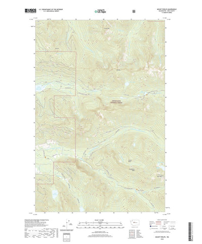 United States Geological Survey Mount Phelps, WA (2020, 24000-Scale) digital map