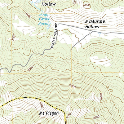 United States Geological Survey Mount Pisgah, UT (2020, 24000-Scale) digital map
