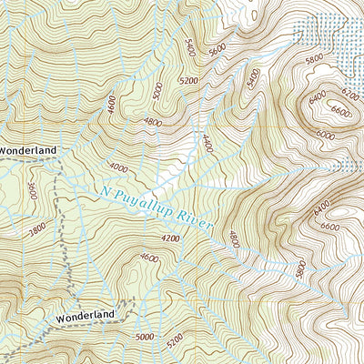 United States Geological Survey Mount Rainier West, WA (2020, 24000-Scale) digital map