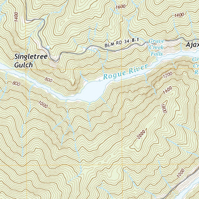 United States Geological Survey Mount Reuben, OR (2020, 24000-Scale) digital map