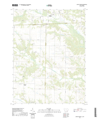United States Geological Survey Mount Sterling, IA (2022, 24000-Scale) digital map