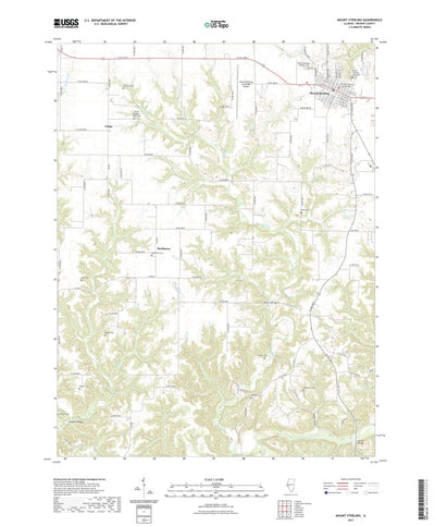 United States Geological Survey Mount Sterling, IL (2021, 24000-Scale) digital map