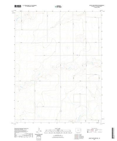 United States Geological Survey Mount Sunflower NW, CO (2022, 24000-Scale) digital map