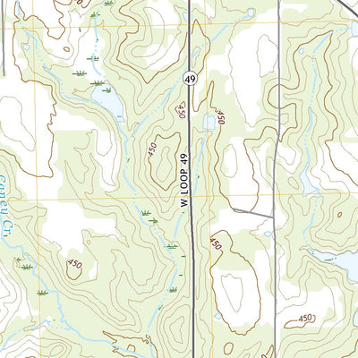 United States Geological Survey Mount Sylvan, TX (2022, 24000-Scale) digital map