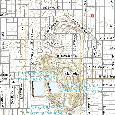 United States Geological Survey Mount Tabor, OR (2020, 24000-Scale) digital map