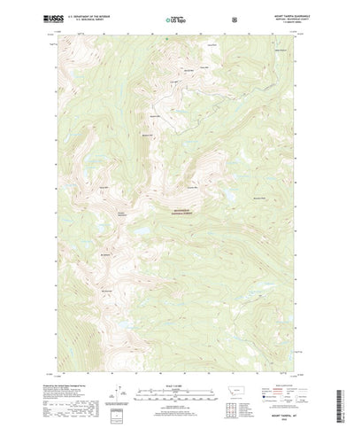 United States Geological Survey Mount Tahepia, MT (2020, 24000-Scale) digital map