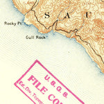 United States Geological Survey Mount Tamalapais, CA (1897, 62500-Scale) digital map