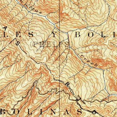 United States Geological Survey Mount Tamalapais, CA (1897, 62500-Scale) digital map
