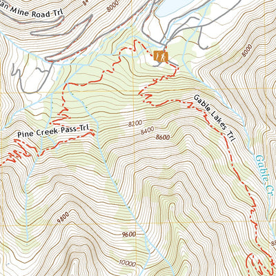 United States Geological Survey Mount Tom, CA (2021, 24000-Scale) digital map