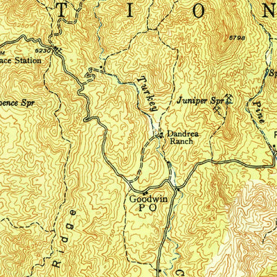 United States Geological Survey Mount Union, AZ (1949, 62500-Scale) digital map