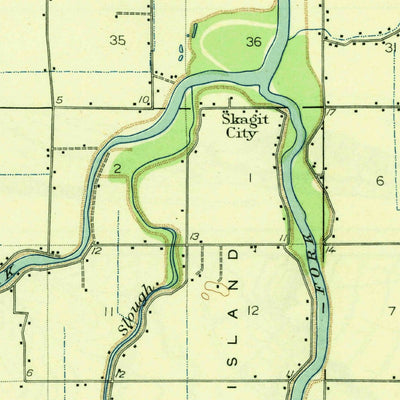 United States Geological Survey Mount Vernon, WA (1943, 62500-Scale) digital map