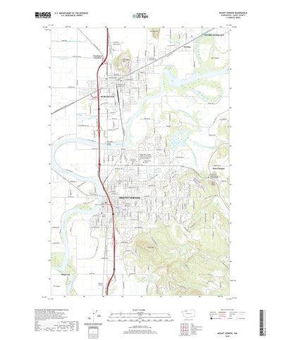 United States Geological Survey Mount Vernon, WA (2020, 24000-Scale) digital map