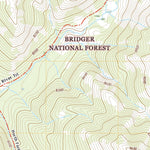 United States Geological Survey Mount Wagner, WY (2021, 24000-Scale) digital map