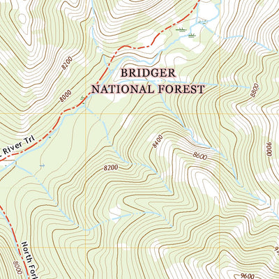 United States Geological Survey Mount Wagner, WY (2021, 24000-Scale) digital map