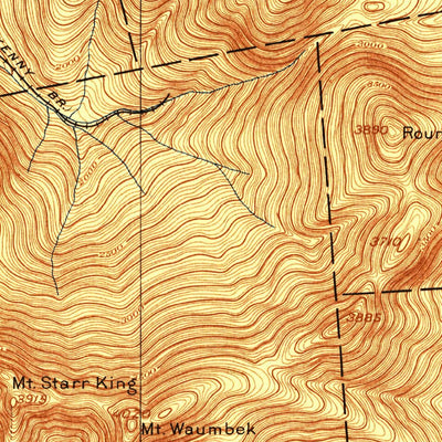 United States Geological Survey Mount Washington, NH (1896, 62500-Scale) digital map