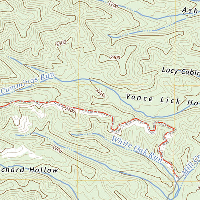 United States Geological Survey Mountain Grove, VA (2022, 24000-Scale) digital map