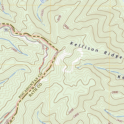 United States Geological Survey Mountain Grove, VA (2022, 24000-Scale) digital map