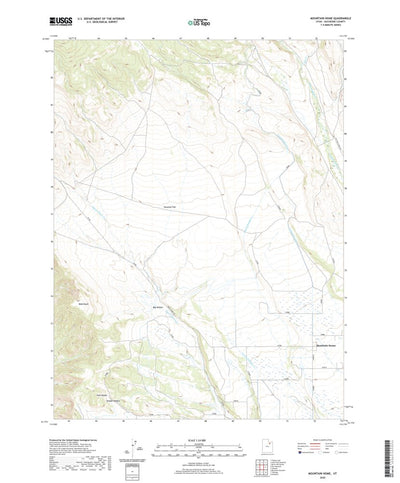 United States Geological Survey Mountain Home, UT (2020, 24000-Scale) digital map
