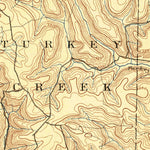United States Geological Survey Mountain View, AR (1892, 125000-Scale) digital map