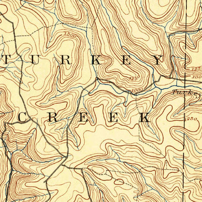 United States Geological Survey Mountain View, AR (1892, 125000-Scale) digital map