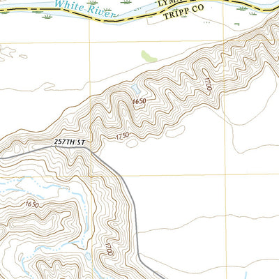 United States Geological Survey Mouth of Mission Creek, SD (2021, 24000-Scale) digital map