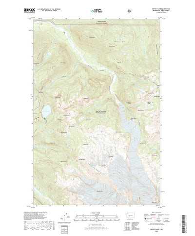United States Geological Survey Mowich Lake, WA (2020, 24000-Scale) digital map