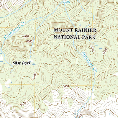 United States Geological Survey Mowich Lake, WA (2020, 24000-Scale) digital map
