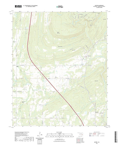 United States Geological Survey Moyers, OK (2022, 24000-Scale) digital map