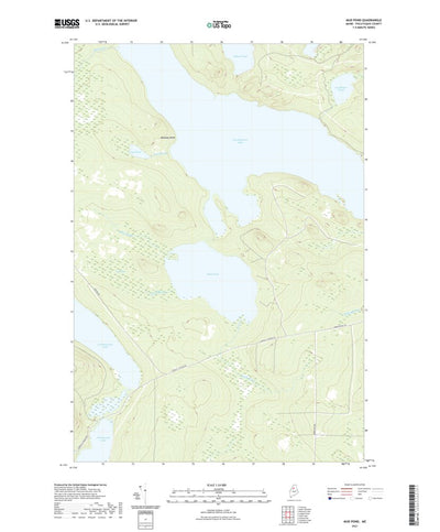United States Geological Survey Mud Pond, ME (2021, 24000-Scale) digital map