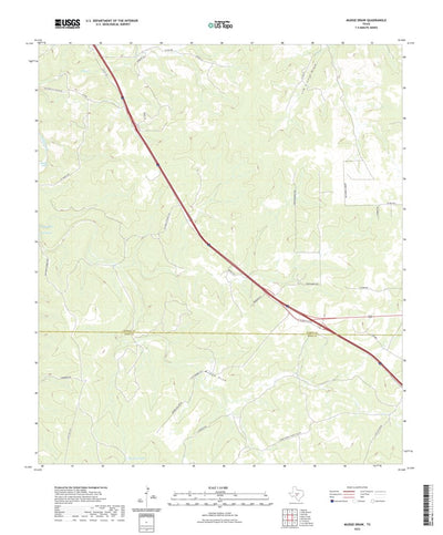 United States Geological Survey Mudge Draw, TX (2022, 24000-Scale) digital map