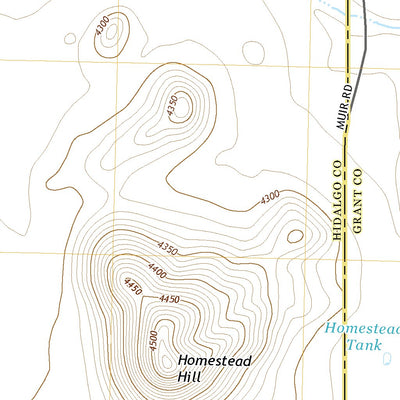 United States Geological Survey Muir Ranch, NM (2020, 24000-Scale) digital map