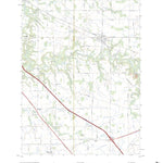 United States Geological Survey Mulberry, IN (2022, 24000-Scale) digital map
