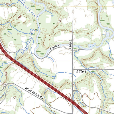 United States Geological Survey Mulberry, IN (2022, 24000-Scale) digital map