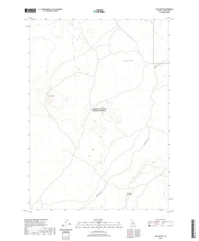 United States Geological Survey Mule Butte, ID (2020, 24000-Scale) digital map