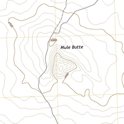 United States Geological Survey Mule Butte, ID (2020, 24000-Scale) digital map