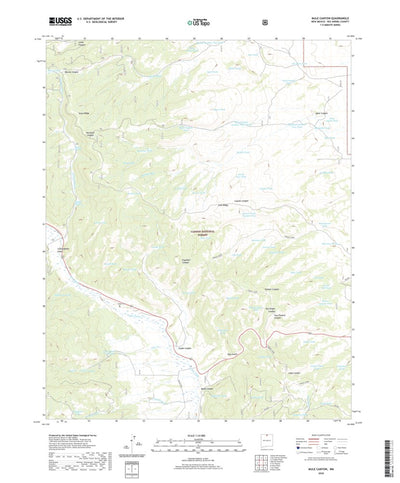 United States Geological Survey Mule Canyon, NM (2020, 24000-Scale) digital map