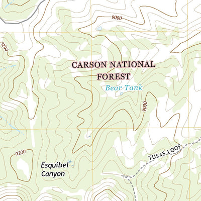 United States Geological Survey Mule Canyon, NM (2020, 24000-Scale) digital map