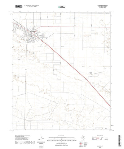 United States Geological Survey Muleshoe, TX (2022, 24000-Scale) digital map