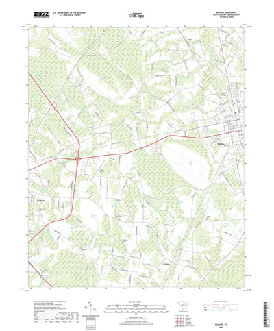 United States Geological Survey Mullins, SC (2020, 24000-Scale) digital map