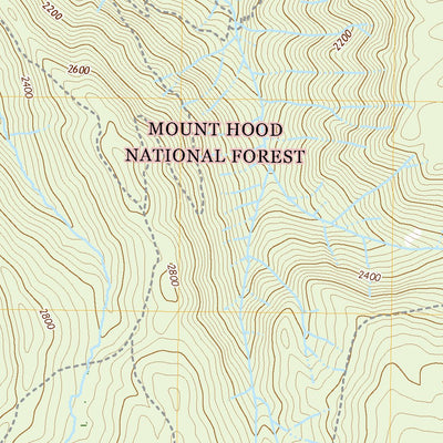 United States Geological Survey Multnomah Falls, OR (2020, 24000-Scale) digital map